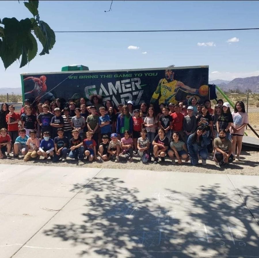 Exterior view of gaming truck for events in Victorville