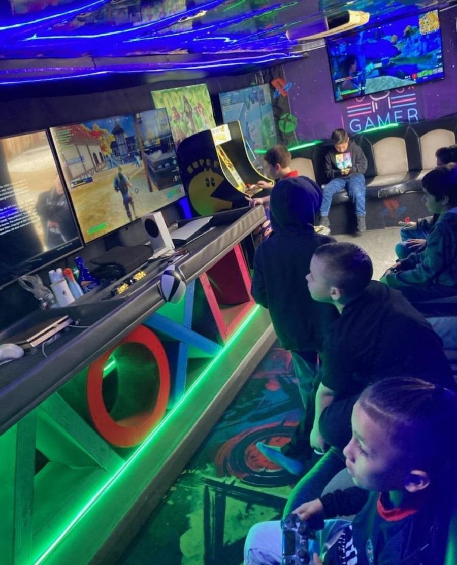 Ultimate birthday party gaming truck rental in the High Desert